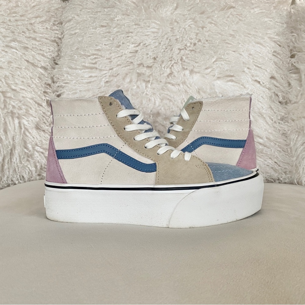 COPY - Sherpa Lined Vans Sk8 hi stackform water repellent platform